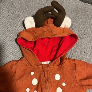 Baby Reindeer Christmas Romper